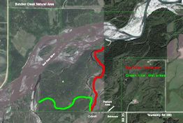 Butcher Creek Map Thumbnail