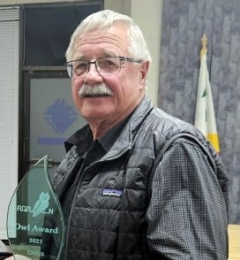 Chris Olsen 2025 Owl Award