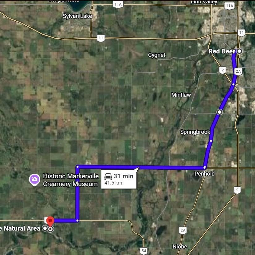 Markerville driving directions
